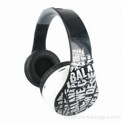 Wireless computer headset with TF card slot MP3 player, FM radio, Bluetooth optional